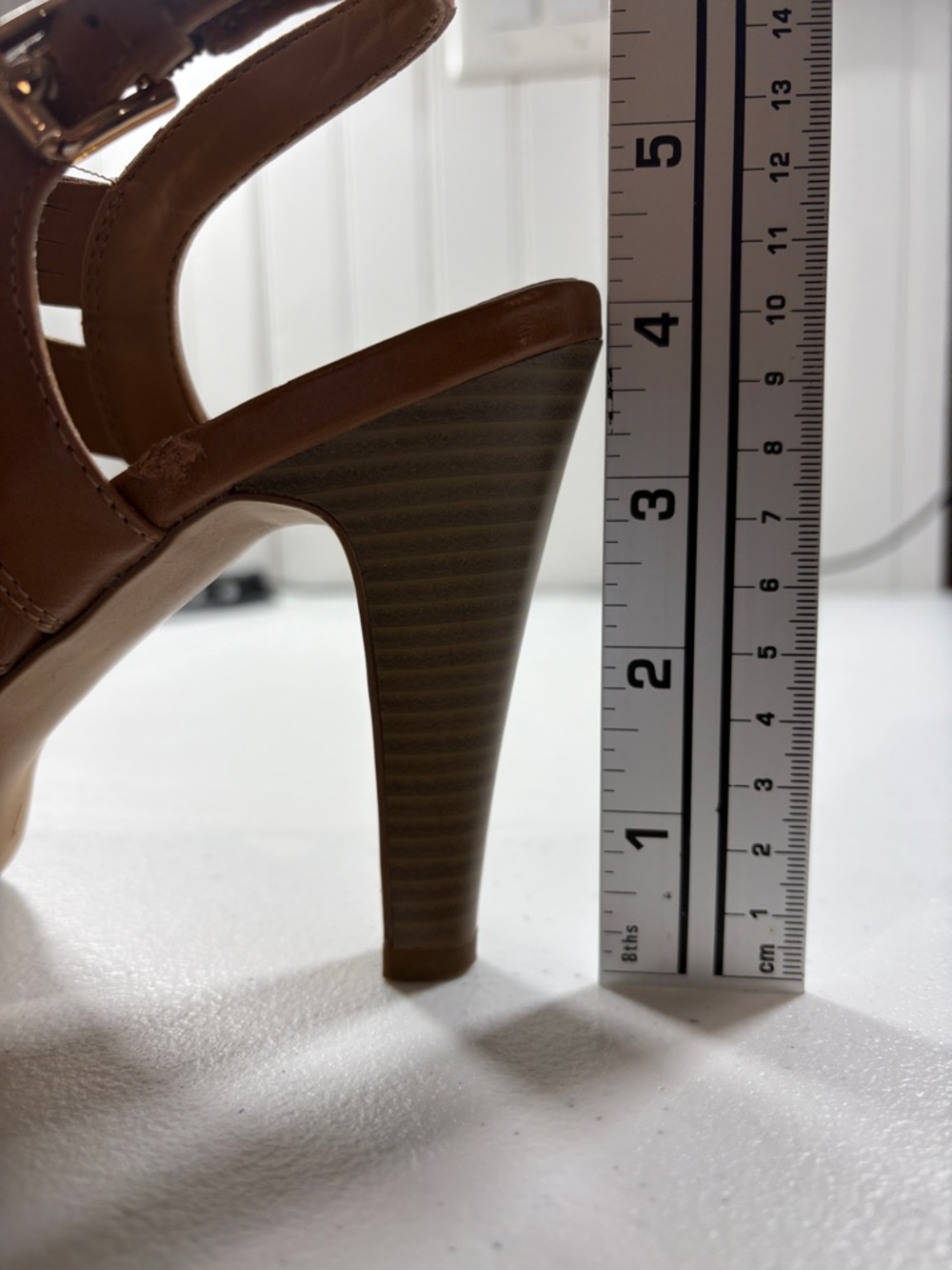 Michael Kors 4" Tan Strappy Heels - Picture 9 of 9